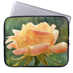Capa Para Notebook Tinta Rosa Flor Arte Flor Cover para Laptop