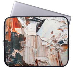 Capa Para Notebook Tintas e alivios de óleo pastoso em relevo. Protoc