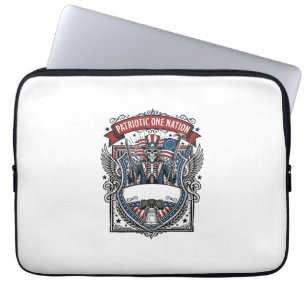 Capa Para Notebook Tio Sam Patriótico Esqueleto Patriota Sombrio Esqu