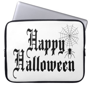 Capa Para Notebook Típica minimalista de Feliz Halloween
