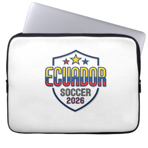 Capa Para Notebook Tipografia Negrito País Futebol Equador 2026