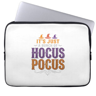 Capa Para Notebook Tipografia Vintage Hocus Pocus de Halloween Design