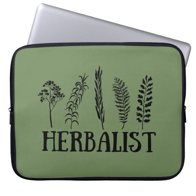Capa Para Notebook Tipos de herbais herbalistas (Frente)