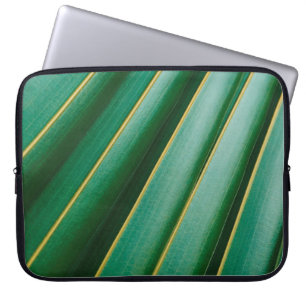 Capa Para Notebook Tiras de plantas de textura verde