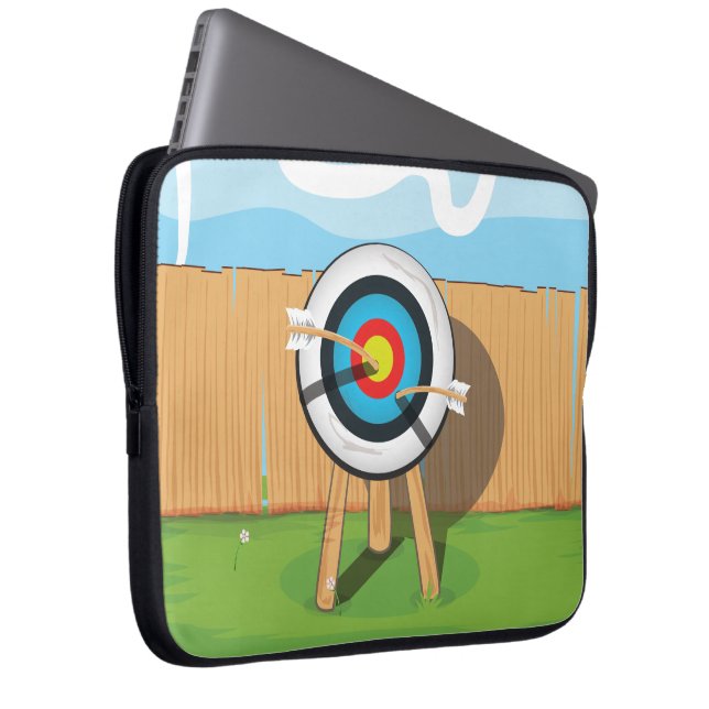 Capa Para Notebook Tiro com arco (Frente Esquerda)