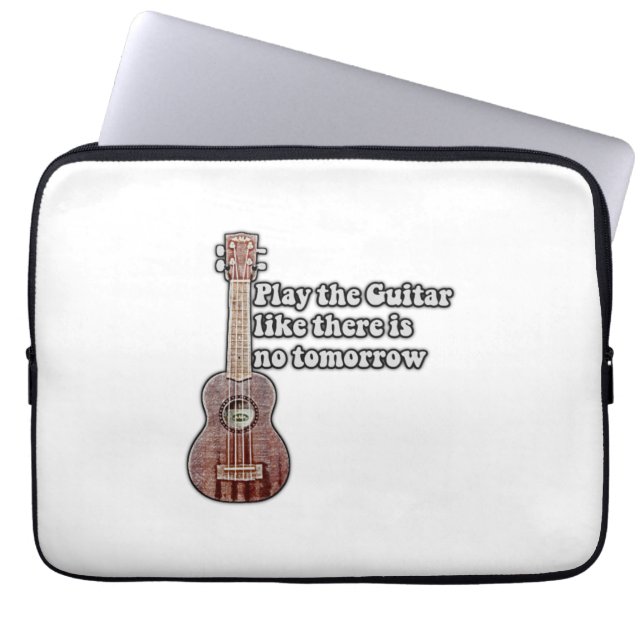 Capa Para Notebook Toca a guitarra como se não houvesse amanhã. (Frente)