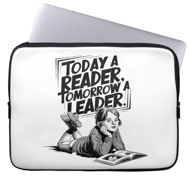 Capa Para Notebook Today a Reader - Book Reading Girl - Bookworm Girl (Frente)