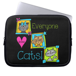 Capa Para Notebook Todo Mundo Adora Gatos