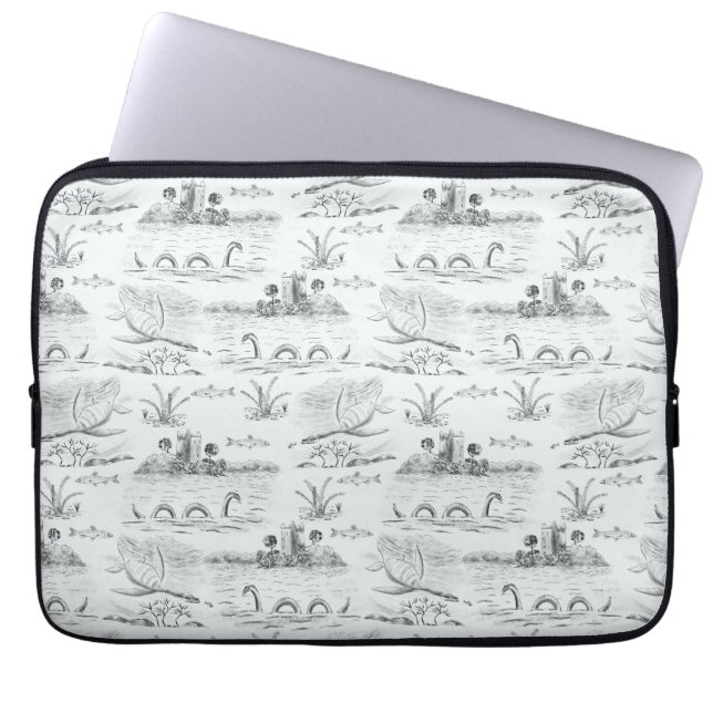 Capa Para Notebook Toile Loch Ness (Frente)