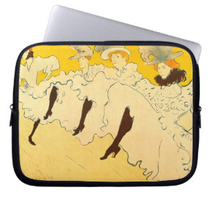 Capa Para Notebook Tolouse Lautrec Dancing Girls Yellow