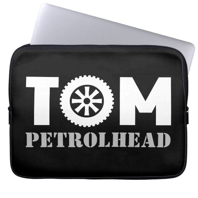 Capa Para Notebook Tom Petrol Head (Frente)