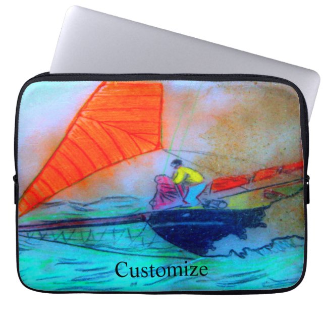 Capa Para Notebook Tomando a jib Thunder_Cove (Frente)