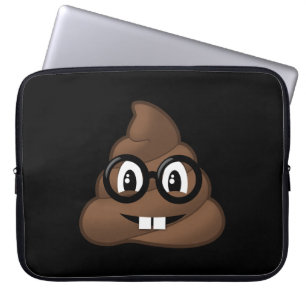 Capa Para Notebook Tombadilho Emoji dos vidros do nerd