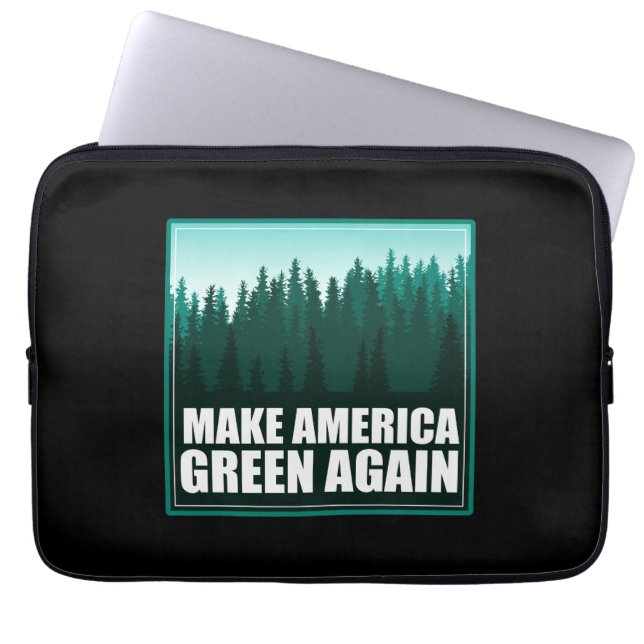 Capa Para Notebook Torne a América Verde novamente (Frente)