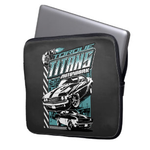 CAPA PARA NOTEBOOK TORQUE TITANS AUTOWORKS - USA LEGEND CARROS