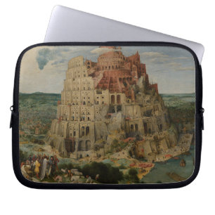 Capa Para Notebook Torre de Babel de Peter Bruegel, o Velho