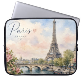 Capa Para Notebook Torre Eiffel rio seine Paris França