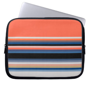Capa Para Notebook Torres azuis-laranja-acastanhada