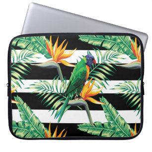 Capa Para Notebook Torres E Papagaios, De Cor Horizontal, Brancos E P