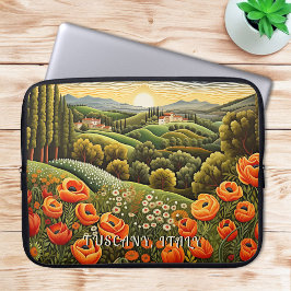 Capa Para Notebook Toscânia Primavera Paisagem Paisagem Itália Viagem