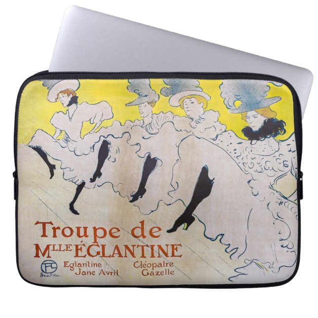 Capa Para Notebook Toulouse-Lautrec - Troupe de Mlle Eglantine (Frente)