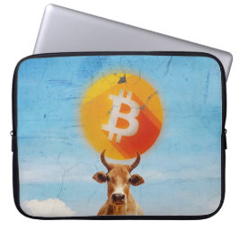 Capa Para Notebook Touro Resiliente Bitcoin