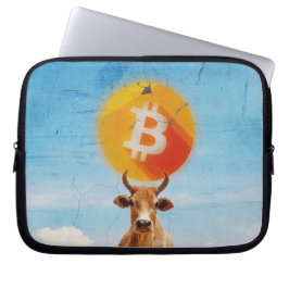 Capa Para Notebook Touro Resiliente Bitcoin