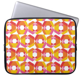 Capa Para Notebook Trabalho de arte de geometria colorida minimalista