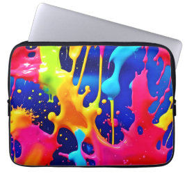 Capa Para Notebook Trabalho de arte de pintura colorido