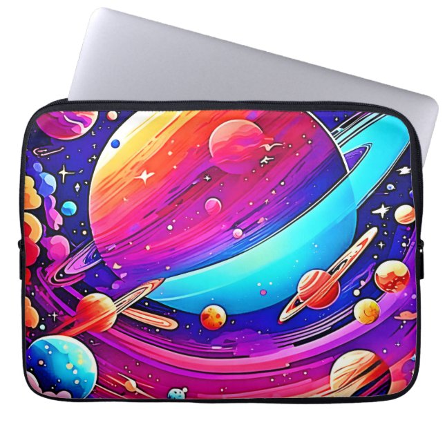 Capa Para Notebook Trabalho de arte de Sinfonia Cósmica (Frente)