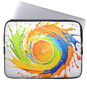 Capa Para Notebook Traço de Citros do Design de Cor