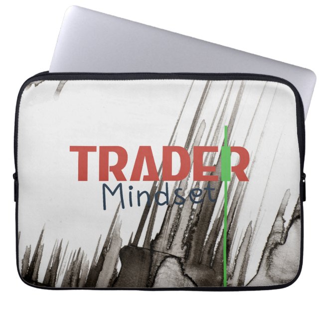 Capa Para Notebook Trader Mindset – Discipline Focused Trading (Frente)