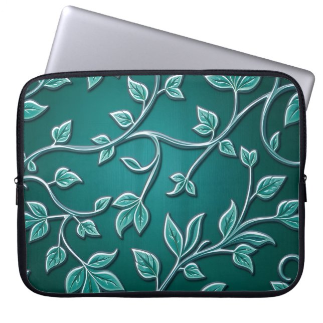 Capa Para Notebook Traditional Islamic Botanical Pattern (Frente)