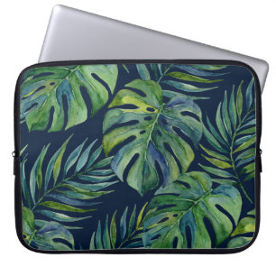 Capa Para Notebook Traje de Neoprene Havaiano da Ilha Moku Monstera-