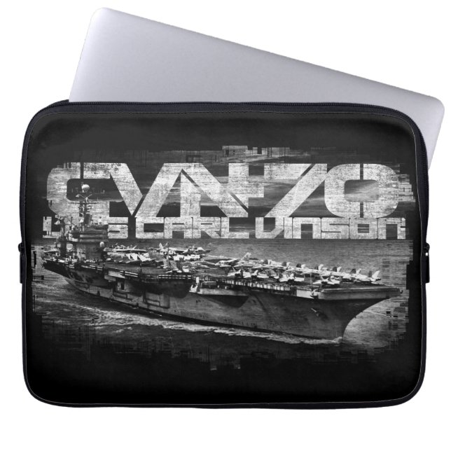 Capa Para Notebook Transportadora aérea Carl Vinson Eletrônicos Bag (Frente)
