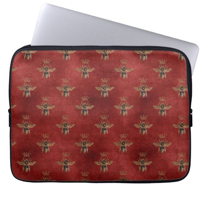 Capa Para Notebook Travesseiro de Abelhas Melíferas Reais (Frente)