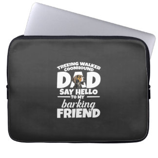 Capa Para Notebook Treeing Walker Coonhound Dad Dad Say Hello