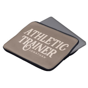 Capa Para Notebook Treinador Atlético de Nome Personalizado