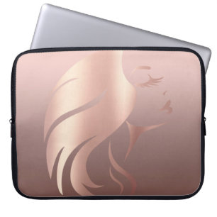 Capa Para Notebook Trendy Legal Girl Face Silhouette
