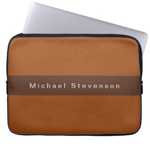 Capa Para Notebook Trendy Modern Professional Brown