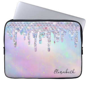 Capa Para Notebook Trendy Rainbow Glitter Drives Holographic