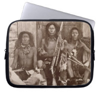 Três indiano Braves, fotografado pelo inglês real