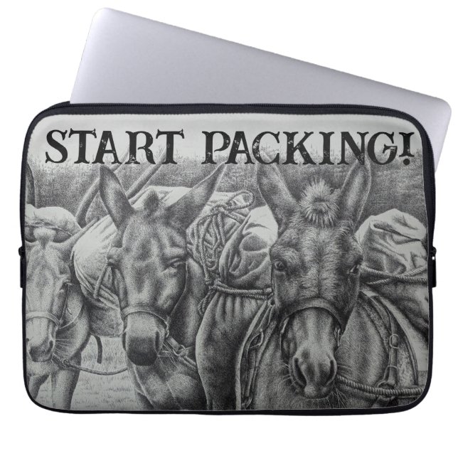 Capa Para Notebook Três Mules (Frente)
