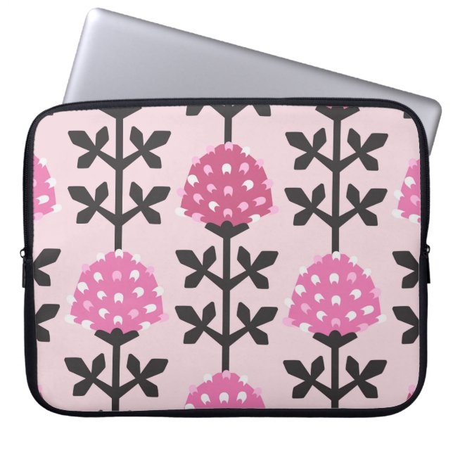 Capa Para Notebook Trevo floral de trevo, estilo escandinavo, sem cos (Frente)