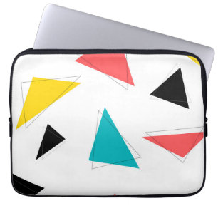 Capa Para Notebook Triângulos coloridos legal, originais, na moda,