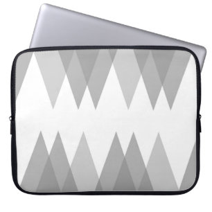 Capa Para Notebook triângulos de cinza