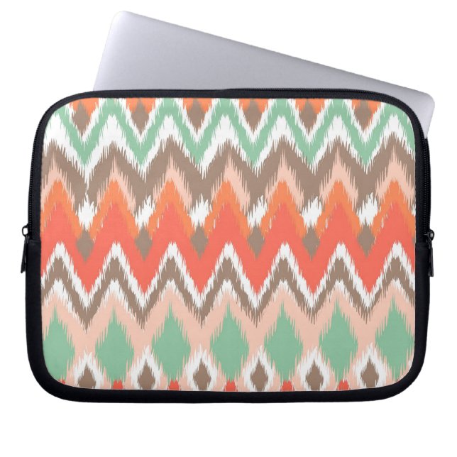 Capa Para Notebook Tribal aztec chevron zig zag padrão quic (Frente)