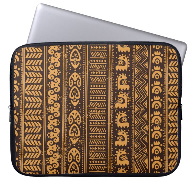 Capa Para Notebook Tribal sem descontinuidades (Frente)