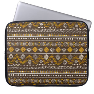 Capa Para Notebook Tribal Vintage: Etnia Geométrica Sem Olho.
