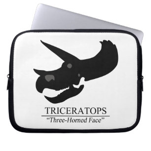 Capa Para Notebook Triceratops Skull